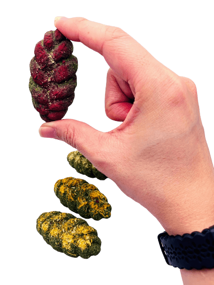 5 Pack Floral Leaves Timothy Hay Grass Treat For Rabbit, Hamsters, Guinea Pigs, Chinchillas & Small Rodents