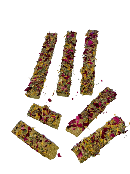 Timothy Hay Bar Rabbit Treat For Rabbit, Hamster, Guinea Pig, & Small Rodents.