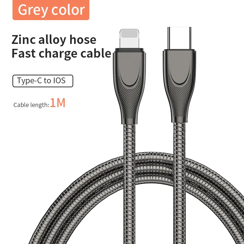 Durable Bite-Resistance Braided Stainless Steel Fast Charging Phone Data Cable For Pet Owners - Image 6